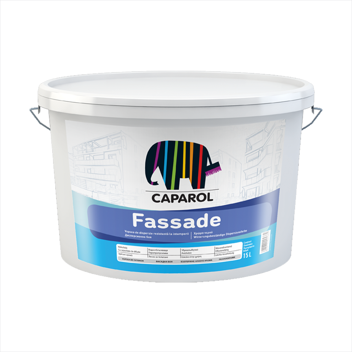 Fassade - Vopsea lavabilă pentru fațade deosebit de albe